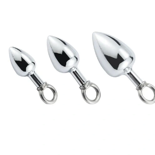 DiscreetChoice with Hook Cock Steel Ring Anal Stainless Set 4663 0810